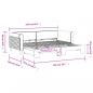 Preview: Tagesbett Ausziehbar Gelb 90x200 cm Samt