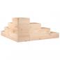 Preview: Pflanzentreppe 4 Stufen 80,5x79x36 cm Massivholz Kiefer