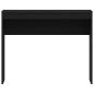Preview: Schreibtisch Schwarz Eichen-Optik 90x40x72 cm Holzwerkstoff