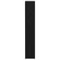 Preview: CD-Regale 2Stk. Schwarz Eichen-Optik 21x16x93,5cm Holzwerkstoff
