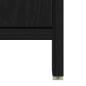 Preview: Badschrank mit Spiegel Schwarz Eichen-Optik Holzwerkstoff