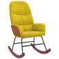 Preview: Schaukelstuhl Gelb Samt