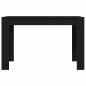 Preview: Esstisch Schwarz Eichen-Optik 120x60x76 cm Holzwerkstoff