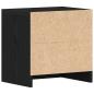 Preview: Nachttisch Schwarz Eichen-Optik 40x30x40 cm Holzwerkstoff