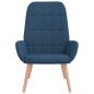 Preview: Relaxsessel Blau Stoff