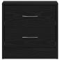 Preview: Nachttische 2Stk. Schwarz Eichen-Optik 40x30x40cm Holzwerkstoff