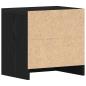 Preview: Nachttische 2Stk. Schwarz Eichen-Optik 40x30x40cm Holzwerkstoff
