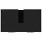 Preview: Waschbeckenunterschrank Schwarz Eichen-Optik 60x33x60 cm