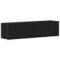 Preview: TV-Schrank Schwarz Eichen-Optik 120x30x30,5 cm Holzwerkstoff