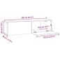 Preview: TV-Schrank Schwarz Eichen-Optik 120x30x30,5 cm Holzwerkstoff