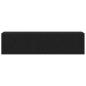 Preview: TV-Schrank Schwarz Eichen-Optik 120x30x30,5 cm Holzwerkstoff