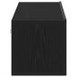 Preview: TV-Schrank Schwarz Eichen-Optik 120x30x30,5 cm Holzwerkstoff