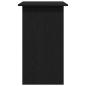 Preview: Schreibtisch Schwarz Eichen-Optik 80x45x74 cm Holzwerkstoff