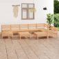 Preview: ARDEBO.de - 10-tlg. Garten-Lounge-Set Massivholz Kiefer