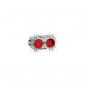 Preview: ARDEBO.de Hager GS12013020 Steckdose+Feinschutz Frontrastend, rot