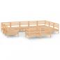 Preview: ARDEBO.de - 12-tlg. Garten-Lounge-Set Massivholz Kiefer