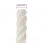 Preview: Arbeitsseil Weiß 24 mm 50 m Polypropylen