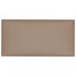 Preview: Wandpaneele 12 Stk. Cappuccino-Braun 30x15cm Kunstleder 0,54 m²