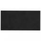 Preview: Wandpaneele 12 Stk. Schwarz 30x15 cm Samt 0,54 m²