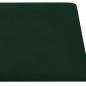 Preview: Wandpaneele 12 Stk. Dunkelgrün 60x30 cm Samt 2,16 m²