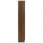 Preview: Vitrinenschrank Braun Eichen-Optik 82,5x30,5x185,5 cm