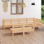 Preview: ARDEBO.de - 7-tlg. Garten-Lounge-Set Massivholz Kiefer