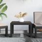 Preview: ARDEBO.de - Gartentisch Anthrazit 59x47x40 cm PP