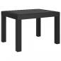 Preview: Gartentisch Anthrazit 59x47x40 cm PP