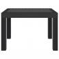 Preview: Gartentisch Anthrazit 59x47x40 cm PP