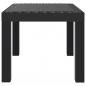 Preview: Gartentisch Anthrazit 59x47x40 cm PP