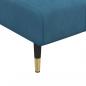Preview: Chaiselongue Blau Samt