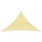 Preview: Sonnensegel 160 g/m² Beige 3x3x4,2 m HDPE