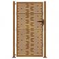 Preview: Gartentor 105x180 cm Cortenstahl Quadratisches Design