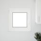 Preview: Kellerfenster RISOR 60x60 cm Dreh Kipp DIN Links Weiß