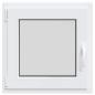 Preview: Kellerfenster RISOR 60x60 cm Dreh Kipp DIN Links Weiß