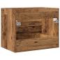Preview: Waschbeckenunterschrank Altholz-Optik 60x38,5x48 cm