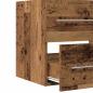 Preview: Waschbeckenunterschrank Altholz-Optik 60x38,5x48 cm