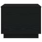 Preview: Couchtisch mit LED-Leuchten Schwarz Eichen-Optik 50x50x40 cm
