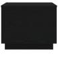 Preview: Couchtisch mit LED-Leuchten Schwarz Eichen-Optik 50x50x40 cm