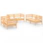 Preview: 6-tlg. Garten-Lounge-Set Massivholz Kiefer