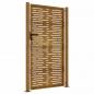 Preview: Gartentor 105x205 cm Cortenstahl Quadratisches Design