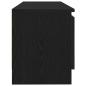 Preview: TV-Schrank Schwarz Eichen-Optik 102x30x36 cm Holzwerkstoff
