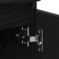 Preview: TV-Schrank Schwarz Eichen-Optik 102x30x36 cm Holzwerkstoff