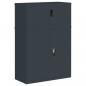 Preview: Aktenschrank Anthrazit 90x40x130 cm Stahl