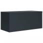 Preview: Aktenschrank Anthrazit 90x40x130 cm Stahl