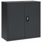 Preview: Aktenschrank Anthrazit 90x40x130 cm Stahl