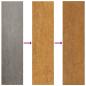 Preview: Gartentor 105x155 cm Cortenstahl Quadratisches Design