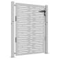 Preview: Gartentor 105x155 cm Cortenstahl Quadratisches Design
