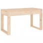 Preview: Gartenbank 80x38x45 cm Massivholz Kiefer