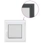 Preview: Kellerfenster RISOR 60x60 cm Dreh Kipp DIN Rechts Anthrazit